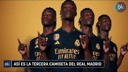 Así es la tercera camiseta del Real Madrid