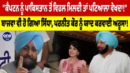 "ਕੈਪਟਨ ਨੂੰ ਪਾਕਿਸਤਾਨ ਤੋਂ ਵਿਹਲ ਮਿਲਦੀ ਤਾਂ ਪਟਿਆਲਾ ਵੇਖਦਾ!" Partap Bajwa ਵੀ ਹੋ ਗਿਆ ਸਿੱਧਾ |OneIndia Punjabi