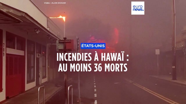 Incendies à Hawaï : au moins 36 morts (autorités locales)