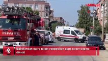 Korku dolu anlar! Babasından daire talebi reddedilen kadın çılgına döndü