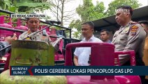 Satreskrim Polrestabes Medan Gerebek Pengoplos LPG di Deli Serdang