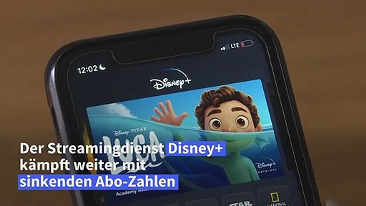 Streamingdienst Disney+ verliert fast zwölf Millionen Abonnenten