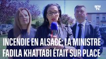 Incendie en Alsace: Fadila Kattabi, ministre déléguée en charge des Solidarités, s’est rendue à Wintzenheim