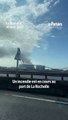 Des silos en feu dans le port de La Rochelle, des dizaines de pompiers mobilisés