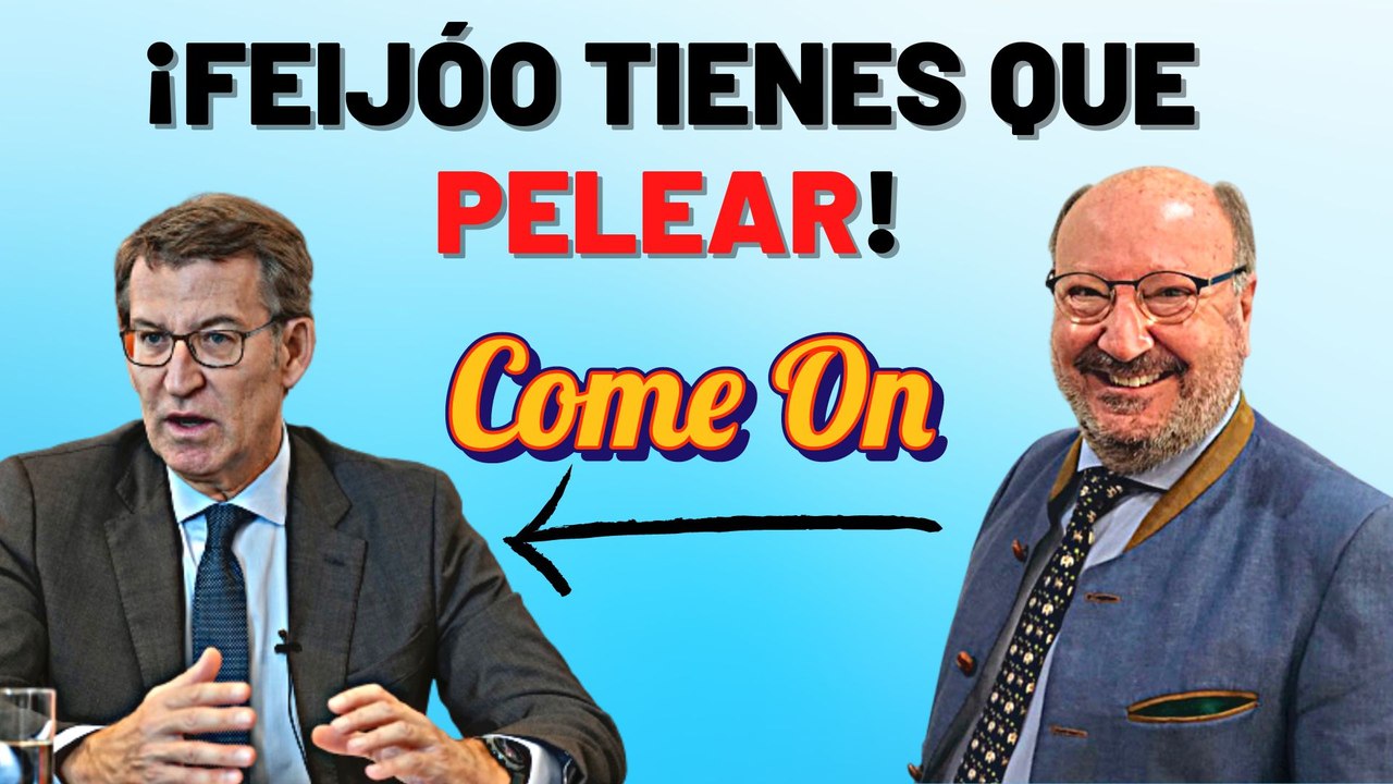 Mariano Gomá: "Feijóo, tienes que mirar al fren...