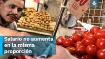 Inflación se queda en más de 5% para las familias pobres