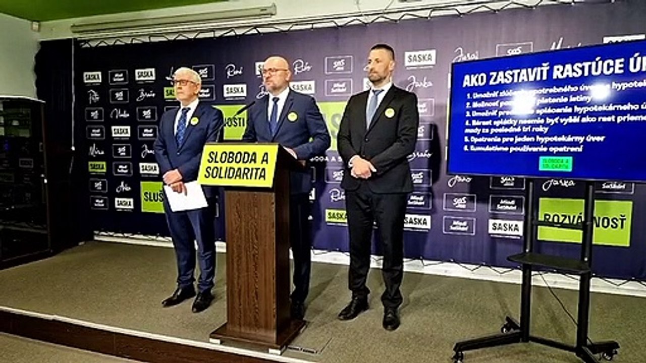 ZÁZNAM: SaS navrhuje adresnú pomoc s hypotékami, predrokovala ju aj s bankami