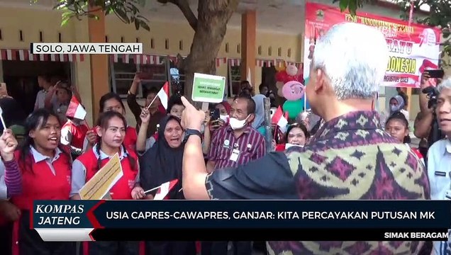 Syarat Usia Capres-Cawapres, Ganjar: Kita Percayakan Putusan MK