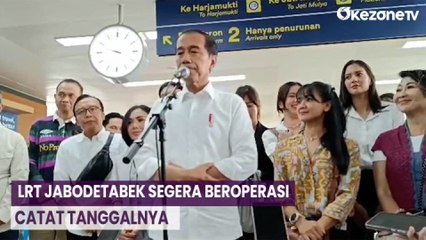 Download Video: Hore LRT Jabodetabek Segera Beroperasi, Jokowi: Insya Allah 26 Agustus 2023