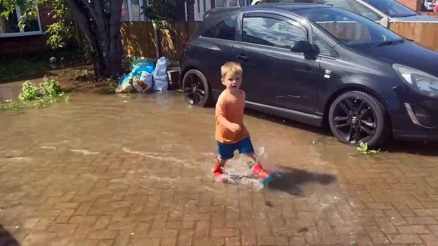 Street submerged after water main bursts
