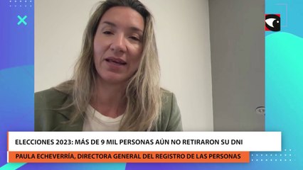 Paula Echeverría expresó el DNI digital del celular no es válido para ir a votar
