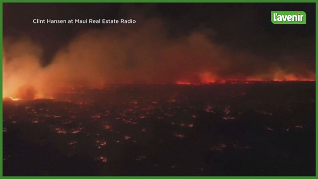 Les images des incendies à Hawaï: au moins 36 personnes sont décédées