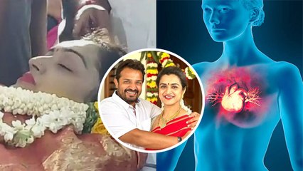 Скачать видео: Kannada Actor Vijay Raghavendra Wife Spandana Raghvendra Heart Attack Reason Reveal |Boldsky