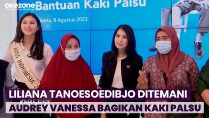 Liliana Tanoesoedibjo Salurkan Bantuan Kaki Palsu, Ditemani Miss Indonesia 2022