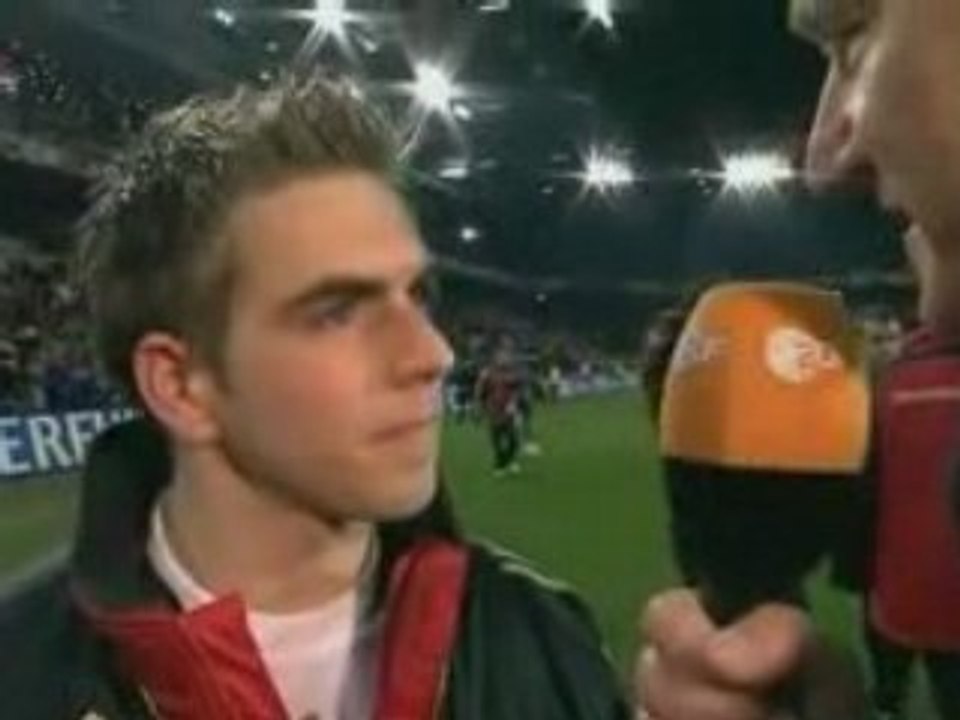 Entrevista após o jogo da Alemanha contra a Suiça