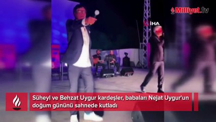 Süheyl ve Behzat Uygur kardeşler, babalarının doğum gününü kutladı
