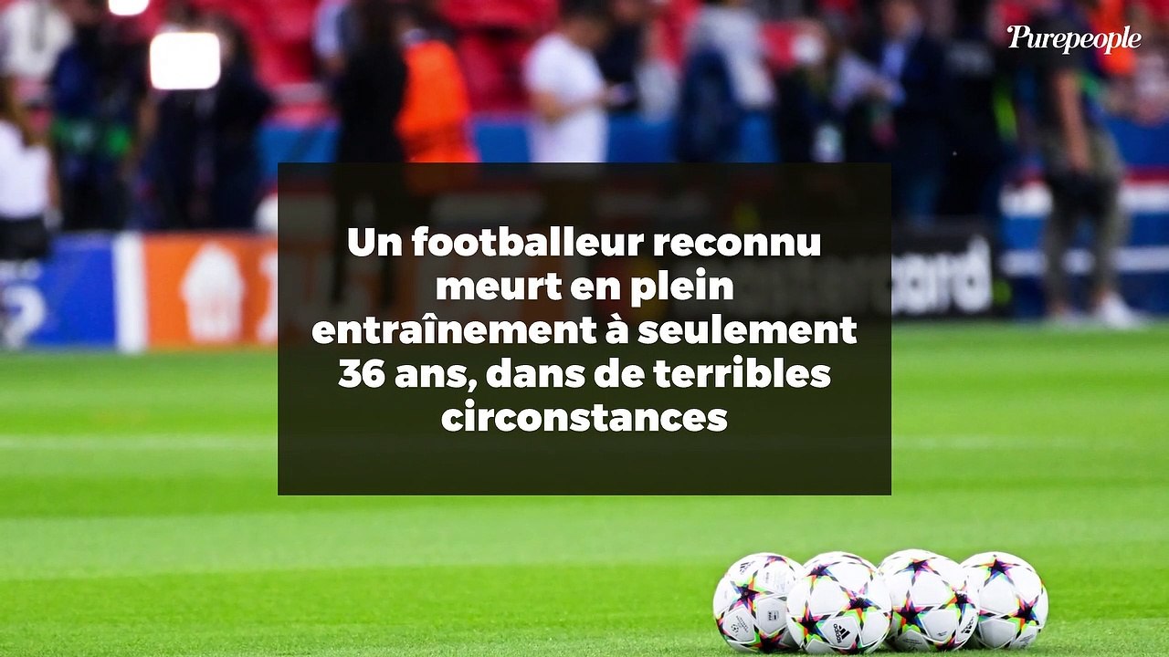 Un footballeur reconnu meurt en plein entraînement à seulement 36 ans, dans de terribles circonstances