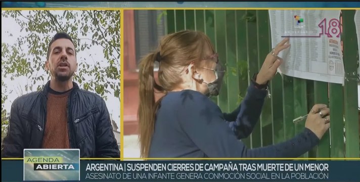 En Argentina detienen cierres de campaña tras asesinato de infante
