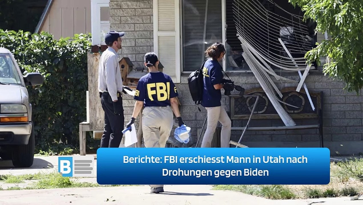 Berichte: FBI erschiesst Mann in Utah nach Drohungen gegen Biden