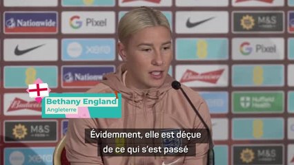 Angleterre - England : "James ? On ne dépend pas d'une seule joueuse"