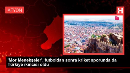 'Mor Menekşeler', futboldan sonra kriket sporunda da Türkiye ikincisi oldu