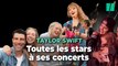 Selena Gomez, Emma Stone, Brie Larson... les concerts de Taylor Swift à Los Angeles ont réuni toutes les stars