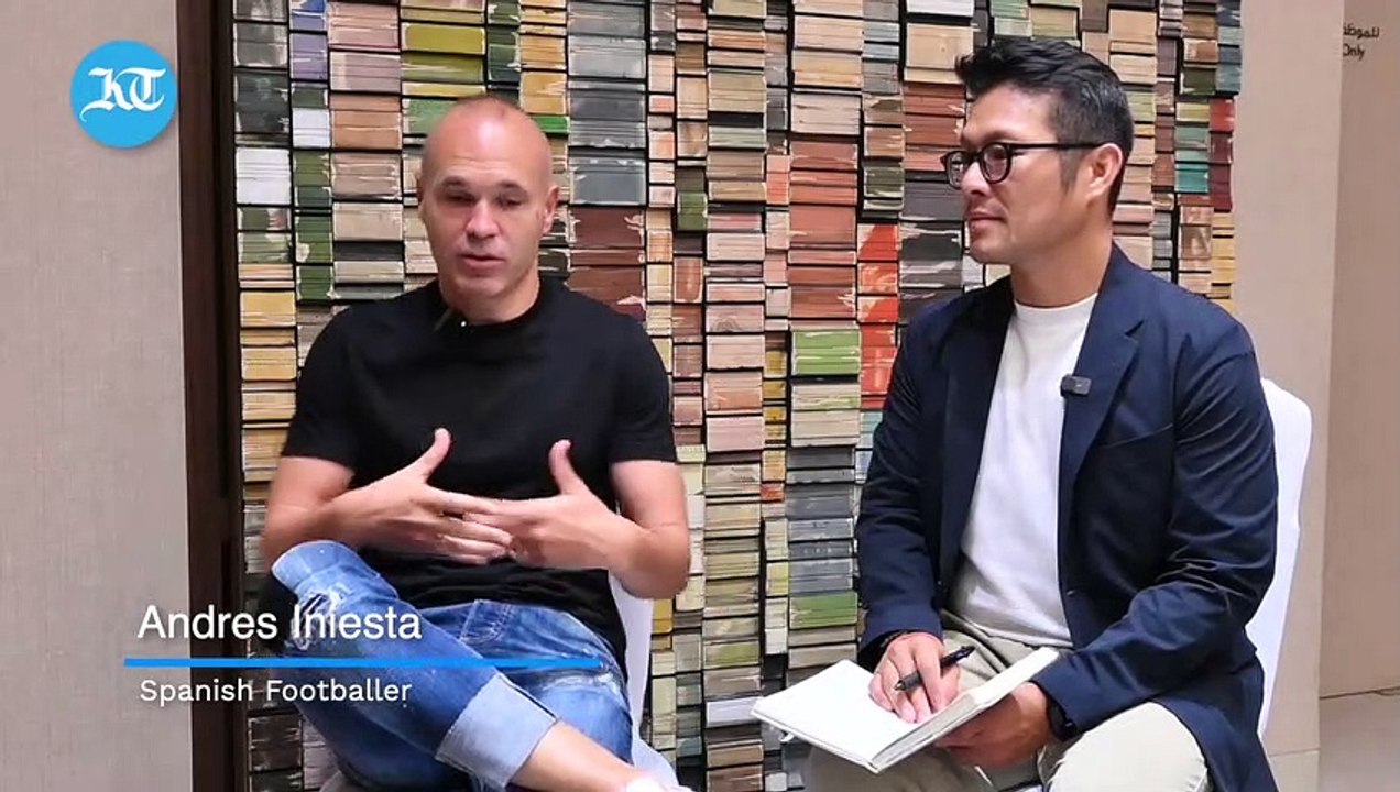 Exclusive: I want to teach UAE kids the values of good football, says Andres Iniesta