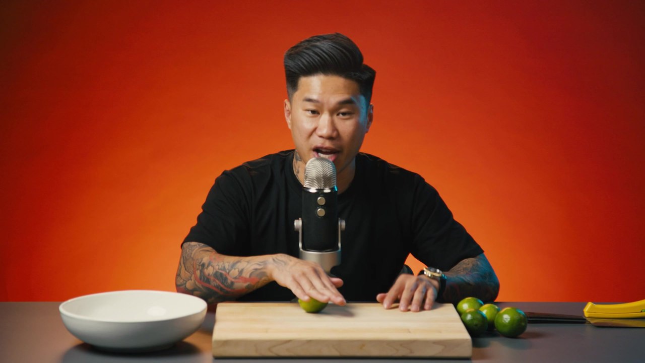David Nguyen Does ASMR with Knife, Shrimp & Talks Culinary Career