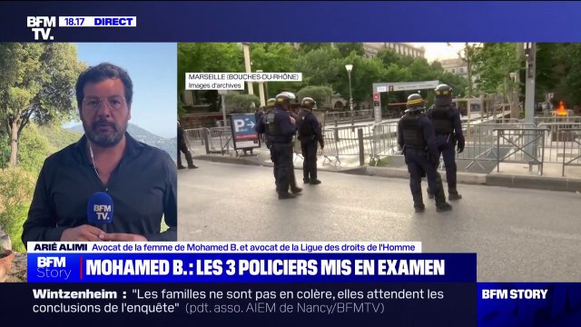 Policiers mis en examen dans l’affaire Mohamed: C'est un début de motif de satisfaction pour la famille , affirme Me Arié Alimi (avocat de la femme de Mohamed)