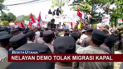 Download Video: Gelar Unjuk Rasa, Nelayan di Indramayu Protes Kebijakan Migrasi Kapal oleh KKP