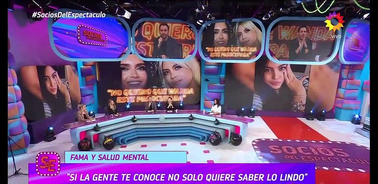 Adrián Pallares, conmovido en El Trece por Wanda Nara