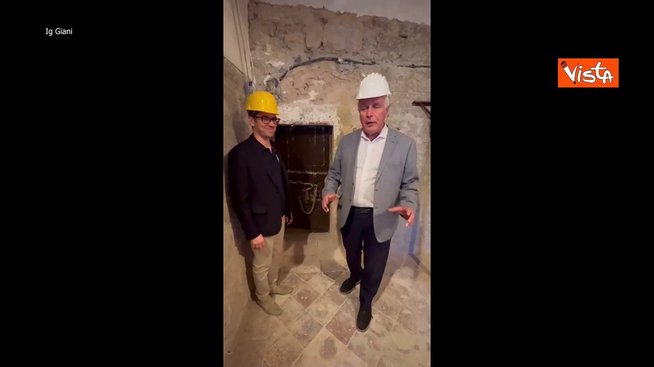 Giani visita Palazzo Sforza Cesarini