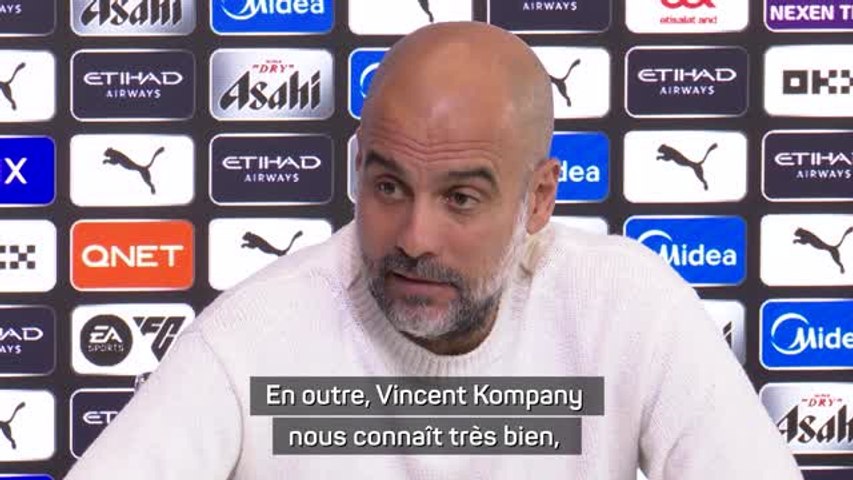 Pep Guardiola fan du Burnley de Vincent Kompany
