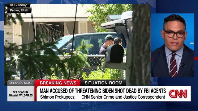 L'homme qui menaçait le président américain Joe Biden a été tué lors d'un raid du FBI