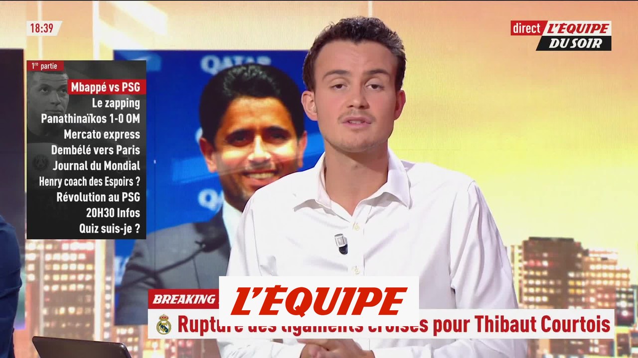 Courtois victime d'une rupture des ligaments croisés - Foot - ESP - Real Madrid