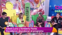 Edwin Luna y Kimberly Flores abandonan programa y ellos explican la razón