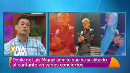 Doble  de Luis Miguel admite lo ha sustituido
