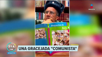 Cuitláhuac García se mofa de las críticas a los libros de la SEP
