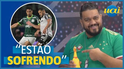 Hugão zoa eliminação do Galo para o Palmeiras