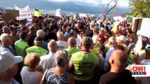 Edremit Körfezi’ndeki kirliliğe karşı protesto