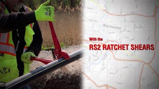 Ratchet Shears On Location - Reed Manufacturing