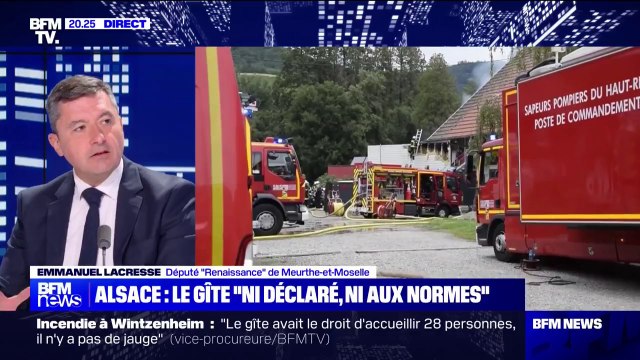 Incendie à Wintzenheim: Un signal doit être donné pour montrer le soutien [à la communauté du handicap] , estime Emmanuel Lacresse, député Renaissance de Meurthe-et-Moselle