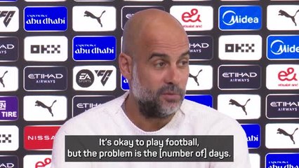 Guardiola vents out his frustration on Premier League scheduling