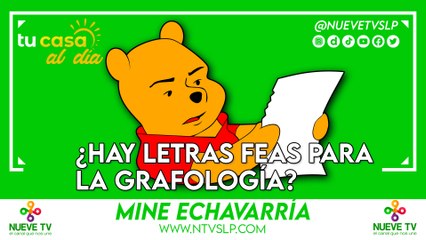 ¿Hay letras feas para la grafología?