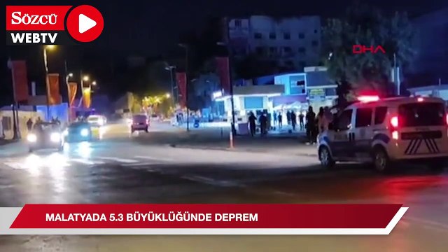 Malatya'da 5.3 büyüklüğünde deprem