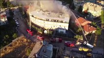 Incendie dans un immeuble de 5 étages à Konya