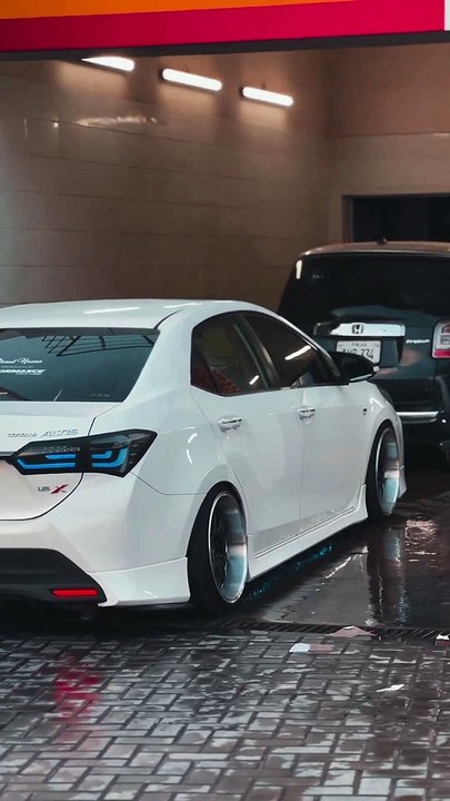 Check Corolla Back Blue Lights  || Toyota Corolla Altis Modified