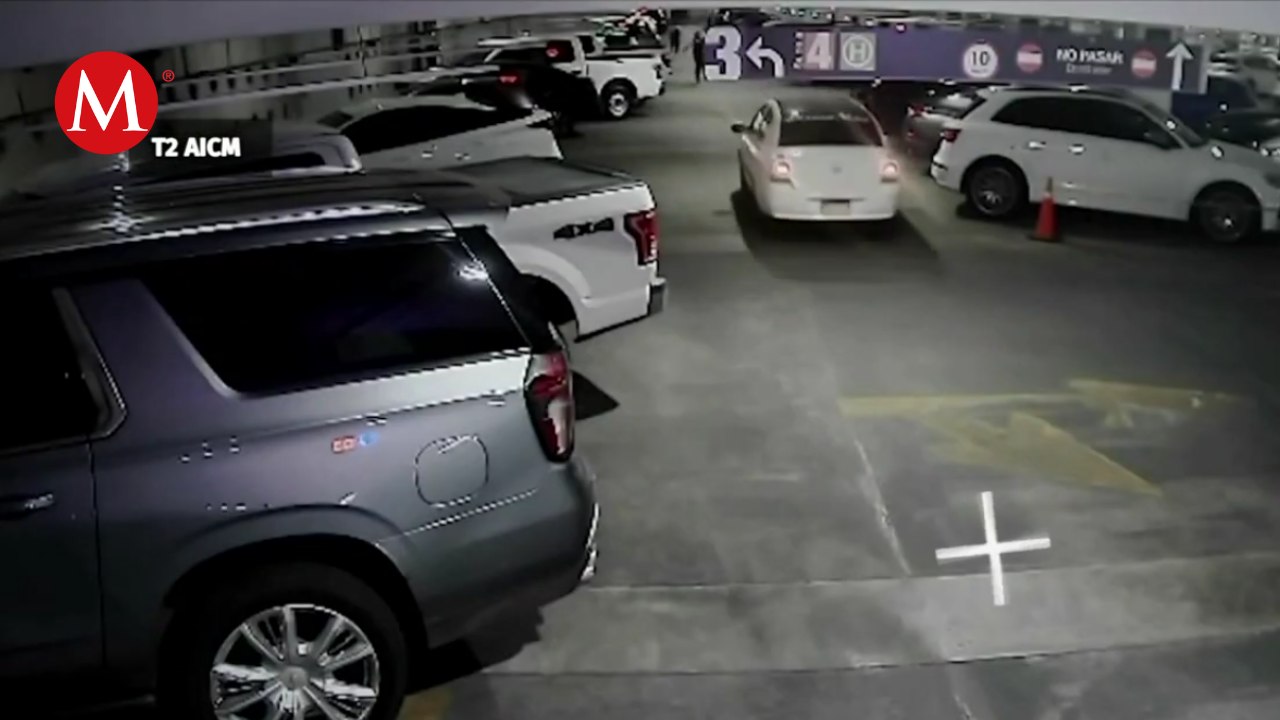 Esto se sabe de la balacera en el estacionamiento del AICM que dejó 2 heridos