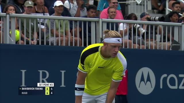 Toronto - Davidovich Fokina s'offre Ruud