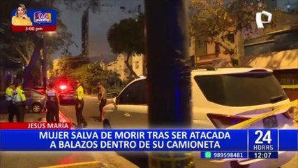 Jesús María: mujer salva de ser asesinada por delincuentes